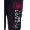 Game Of Thrones Women's Khaleesi Mother Of Dragons Jogger Pajama Pants Black - 2 of 3