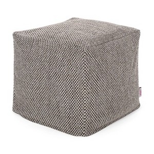 Camrose Contemporary Fabric Pouf - Christopher Knight Home - 1 of 4