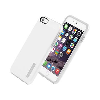 Incipio DualPro Shine Case Cover for Apple iPhone 6 - Plus (White/Gray) - IPH-1196-WHTGRY
