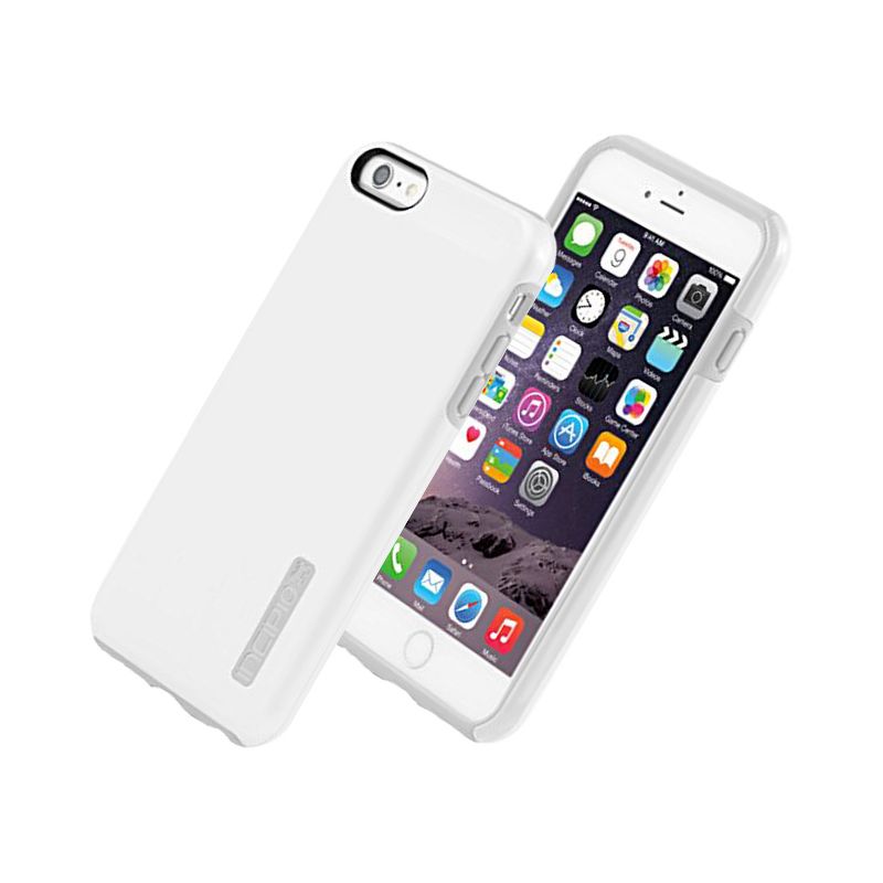 Incipio DualPro Shine Case Cover for Apple iPhone 6 - Plus (White/Gray) - IPH-1196-WHTGRY, 1 of 2