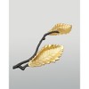 Classic Touch Gold 2 Bowl Relish Dish with Black Branches - 2 of 3