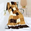 Slickblue Cozy Coral Fleece Patchwork Throw, 59x78.7 inches, 4 Color Options, Warm Blanket for Bedroom, Sofa & Travel - 2 of 3