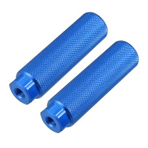 Unique Bargains Universal Aluminum Alloy BMX MTB Bike Bicycle for 3/8" Axles Rear Foot Pegs Footrests 1 Pair - 1 of 4