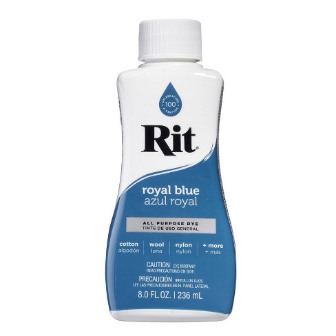 Rit Dyes Royal Blue Liquid 8 oz. Bottle Pack of 4