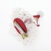 Unique Bargains Christmas Hair Clips Star Beard for Christmas 3.74"x3.54" Red White 1 Pc - 4 of 4