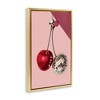 Stupell Industries Dazzling Disco Cherries Black Framed Floater Canvas Wall Art - 3 of 4