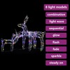 VidaXL 3 Piece Christmas Light Display Reindeers 229 LEDs - 4 of 4