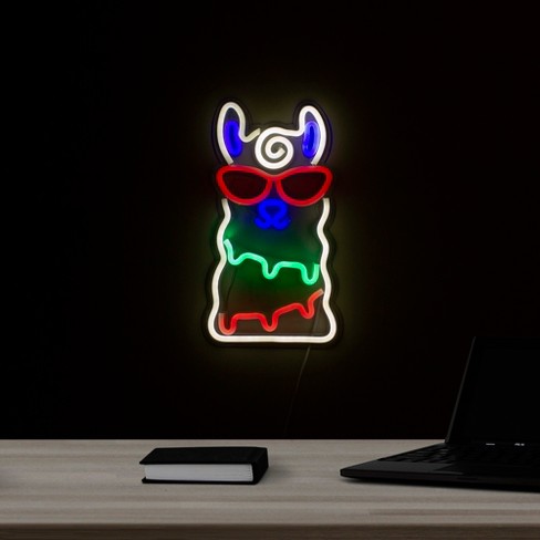 Alpaca Neon Signs Lights outlets Wall Neon Sign for Christmas Decor Light Cool Wall Sign