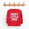 The Juniper Shop Merry Little Dude Toddler Long Sleeve Tee - 2 of 3