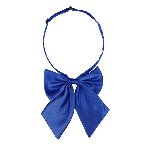 Allegra K Women's Adjustable Solid Color Pre-tied Bowknot Uniform Work Costume Bow Tie - 1 of 4