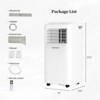 Karl Home 10000BTU Portable Air Conditioner with WIFI Function in White - 4 of 4