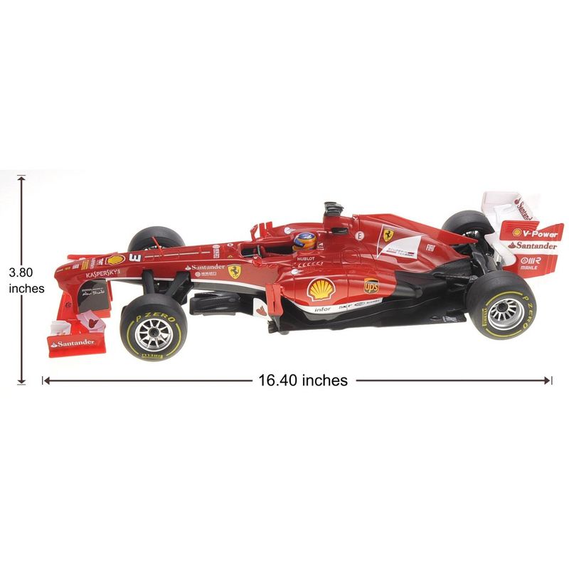 Link Ready! Set! Go! 1:12 Remote Control Formula One F1 Ferrari RC Model Car Toy, 5 of 9