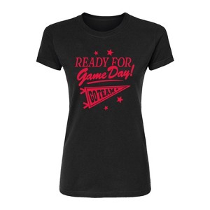 Women's - Instant Message - Ready For Game Day Fitted Graphic T-Shirt - 1 of 3