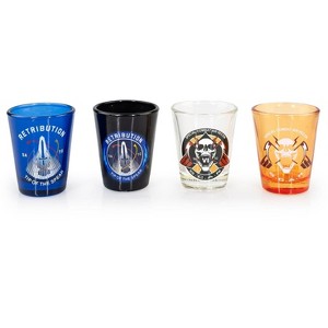 Surreal Entertainment EXCLUSIVE Call of Duty: Infinite Warfare Shot Glasses | Set of 4 | 2 FL Oz. - 1 of 4