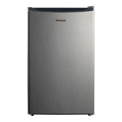 Insignia - 4.3 Cu. Ft. Top-Freezer Refrigerator, Stainless steel