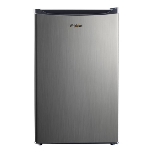 BLACK+DECKER 4.3-cu ft Standard-depth Freestanding Mini Fridge Freezer  Compartment (Stainless Steel) ENERGY STAR in the Mini Fridges department at