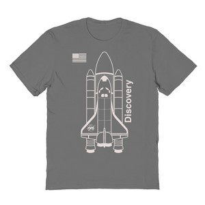 NASA Men's Discovery Short Sleeve Graphic Cotton T-Shirt - 1 of 1