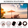 100 inch Outdoor Movie Projector Screen Portable : Foldable and Wrinkle-Free Projection Screen 16:9Foldable Cinema for Home Theater - 3 of 4