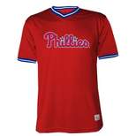 MLB Philadelphia Phillies Men's Short Sleeve V-Neck Jersey