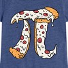 Girls' - Instant Message - Pizza Pi Fitted Short Sleeve Graphic T-Shirt - 2 of 4