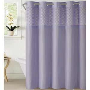 Bahamas Shower Curtain with Liner Lilac - Hookless, Purple