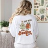 Simply Sage Market Women's Graphic Sweatshirt Retro Tis The Season Tree Front and Back - 2 of 4