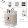 2Pack 76L Laundry Basket & Hamper, Large Collapsible Waterproof Clothes Baskets with Handles - 3 of 4