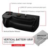 Panasonic Authentic LUMIX G9 Vertical Battery Grip, with Shutter Release & Focus Point Control Joystick, Black (DMW-BGG9) - 2 of 4