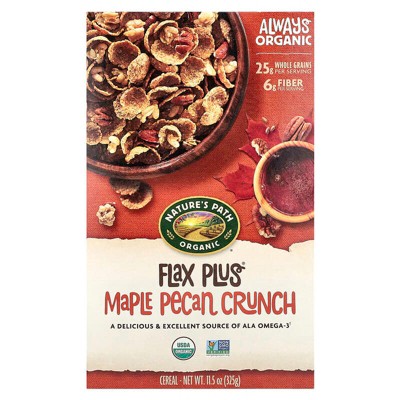 Nature's Path Organic Flax Plus Maple Pecan Crunch Cereal 11.5 oz