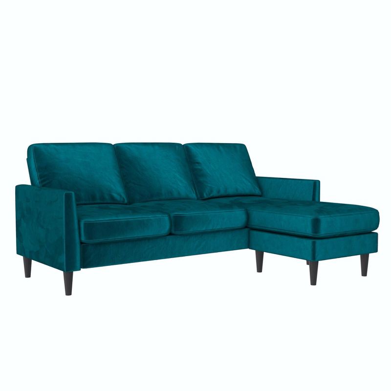 Winston Reversible Sofa Sectional Green Velvet - Mr. Kate, 5 of 15