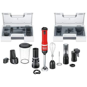Kitchen Wand Variable Speed Lithium-Ion 6-in-1 Cordless Red Kitchen Multi-Tool Kit