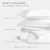 Cotton Duvet Cover Set & Insert 4PC Bundle, 300TC Sateen Vintage Washed Duvet Set with Down Alternative Comforter, All Season Bedding - Becky Cameron - 3 of 4
