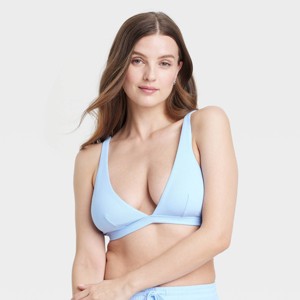 Women's Cotton Blend Plunge Bralette - Auden™ - 1 of 4