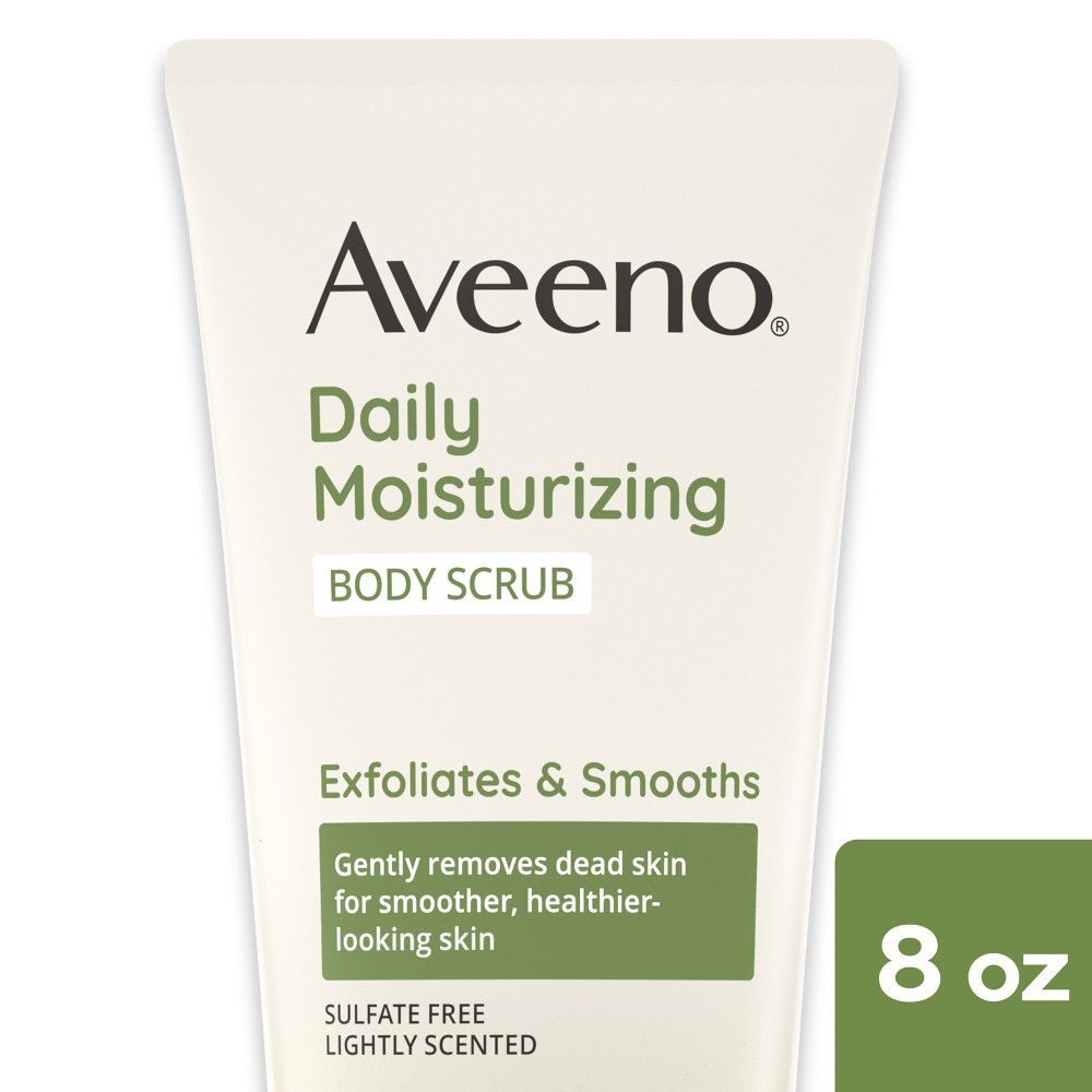 Photos - Shower Gel Aveeno Daily Moisturizing Exfoliating Body Scrub - Original Scent - 8oz 