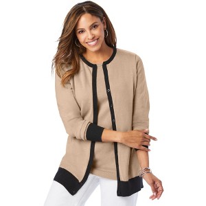 Jessica London Fine Gauge Cardigan - 1 of 4