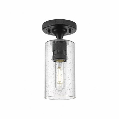 Crown Point - 1 Light Flush Mount In Industrial Style-9.63 Inches Tall and 3.88 Inches Wide