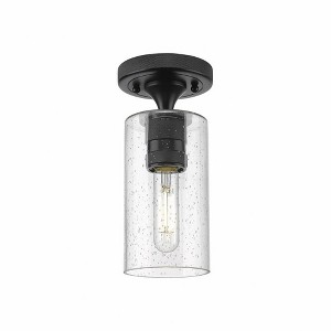 Crown Point - 1 Light Flush Mount In Industrial Style-9.63 Inches Tall and 3.88 Inches Wide - 1 of 1