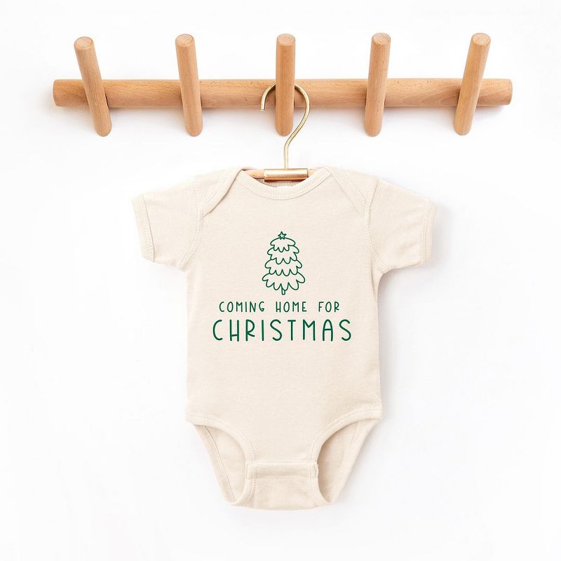 The Juniper Shop Home For Christmas Baby Bodysuit, 1 of 3