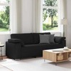 vidaXL Sofa with Cushion Dark gray 219 x 77 x 82 cm fabric - 2 of 4