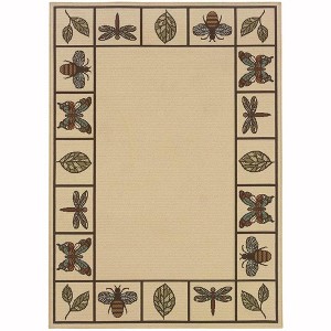 Oriental Weavers Montego 2266W Ivory/ Brown Indoor/Outdoor Area Rug - 2'5" x 4'5" - 1 of 3