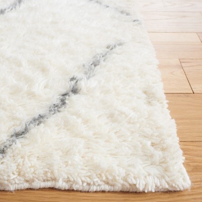 Kenya Ivory Hand-Knotted Wool Runner Rug 2'-3" x 9'