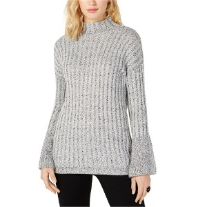 I.N.C International Concepts Womens Bell-Sleeve Pullover Sweater, Grey, Large - 1 of 1