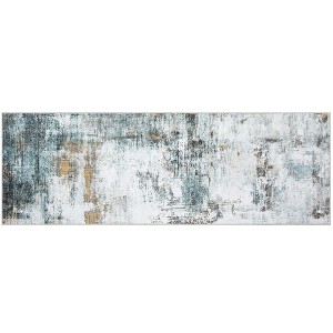 COZONY Washable Area Rugs Low Pile Ultra Soft Bedroom Mat Modern Abstract Floor Cover Carpet for Dining Room Playroom Home Office Nursery - 1 of 4