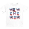 The Juniper Shop Patriotic Boots Stacked Coquette Youth Short Sleeve Tee - 3 of 4