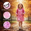 The Pink Picket Fence Suzie Dino Dress for Girls – Long Sleeve, Stretchy and Soft Play Dress – Hand-Painted Dinosaur Print - Sensory Friendly - 2 of 4
