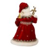 Kurt Adler 10.5-Inch Fabriché Regal Red Santa Table Piece - 3 of 4