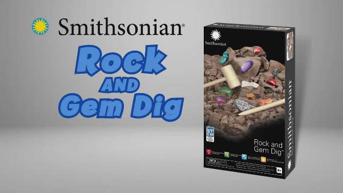 Smithsonian Rock and Gem Dig Kit, 2 of 7, play video