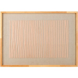 Kai - 27.5" X 19.7" - Beige - Linen/Wood/MDF/Glass - Framed Emboridery Art - WLA1905 - Safavieh - 1 of 4