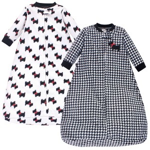 Hudson Baby Infant Girls Long-Sleeve Fleece Sleeping Bag, Scottie Dog, 0-9 Months - 1 of 2