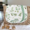 Sweet Jojo Designs Gender Neutral Baby Burp Cloths Botanical Leaf Green and White 3pc - 3 of 4